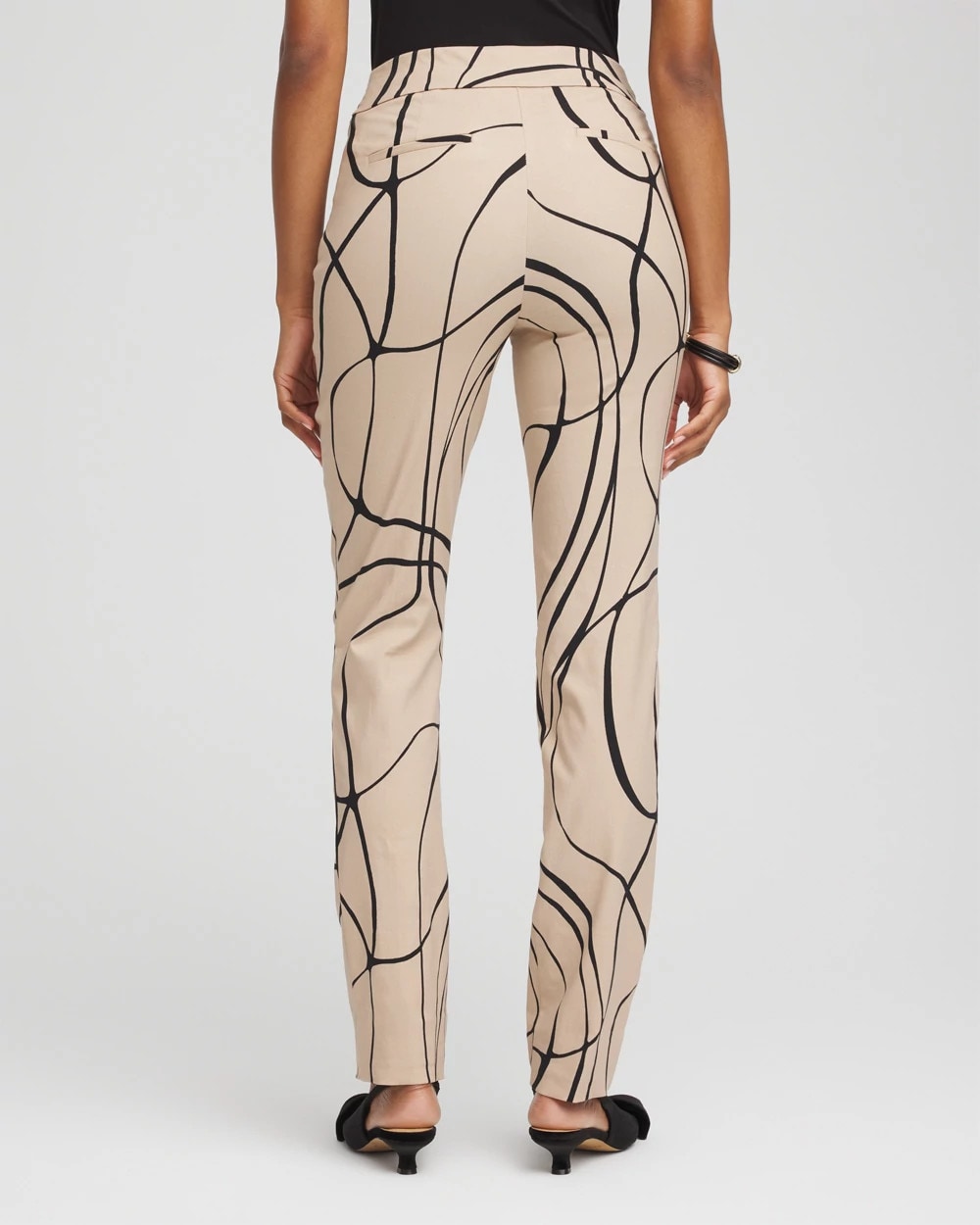 Chico's Popular - Brigitte™ Golden Leaf Slim Full-Length Pants Champagne Fizz