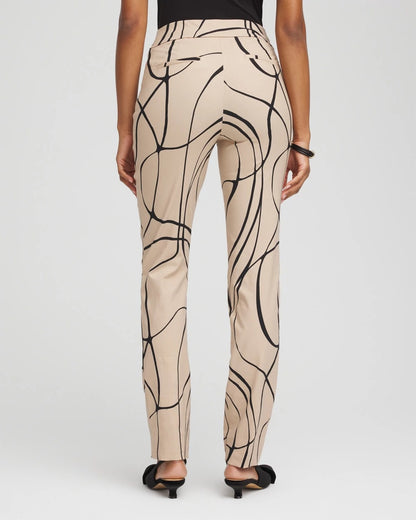 Chico's Popular - Brigitte™ Golden Leaf Slim Full-Length Pants Champagne Fizz