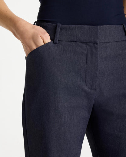 Chico's Exclusive - Emme Fly Front Straight Ankle Pants Indigo