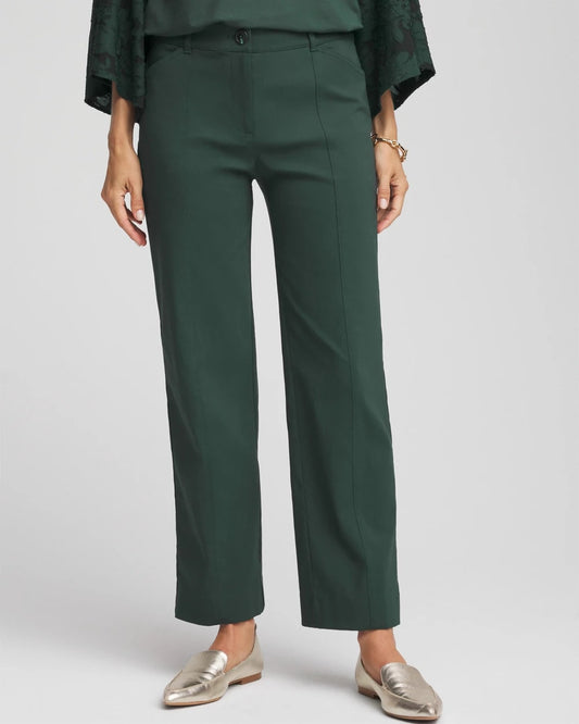 Chico's Featured - Emme Straight Ankle Pants Darkest Spruce