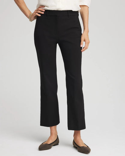 Chico's Great Value - Emme Cropped Flared Pants Black