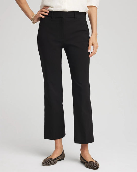 Chico's Great Value - Emme Cropped Flared Pants Black