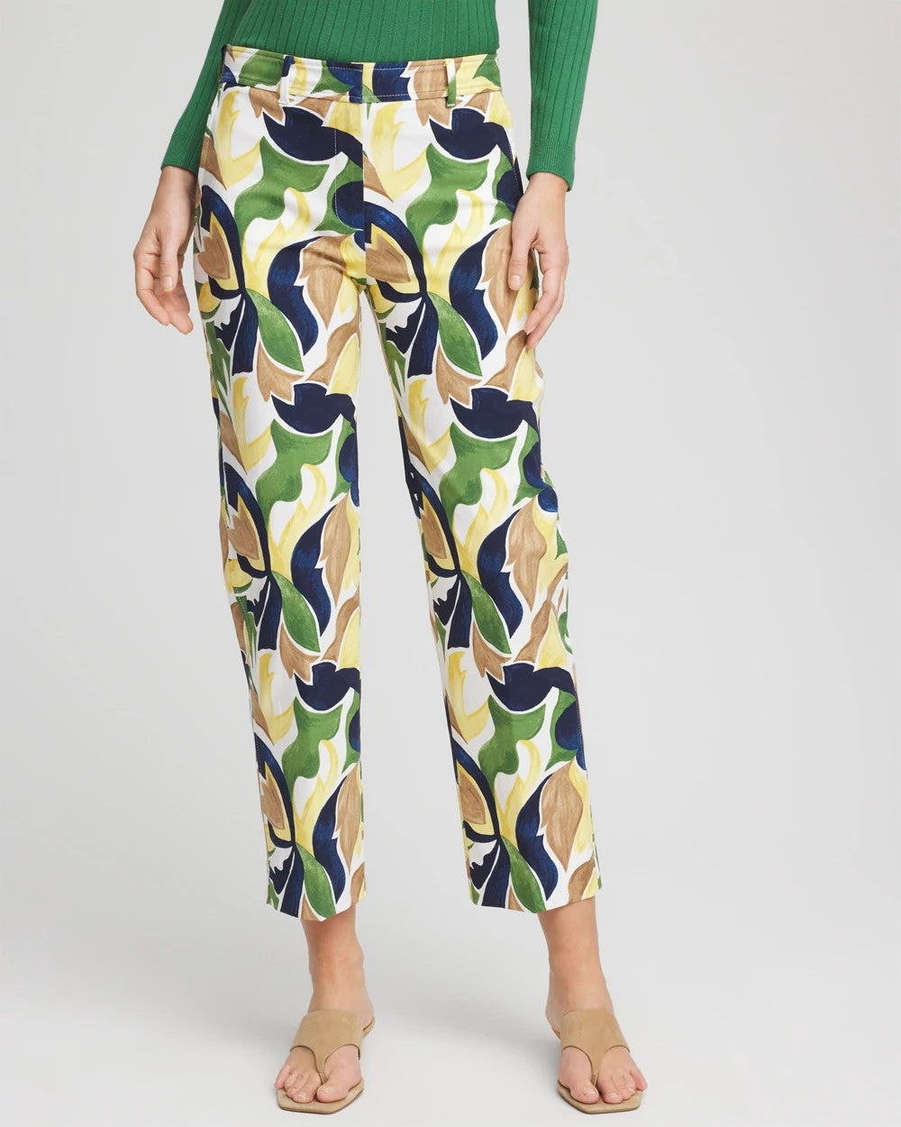 Chico's Top Pick - Emme Straight Mod Cropped Pants Alabaster