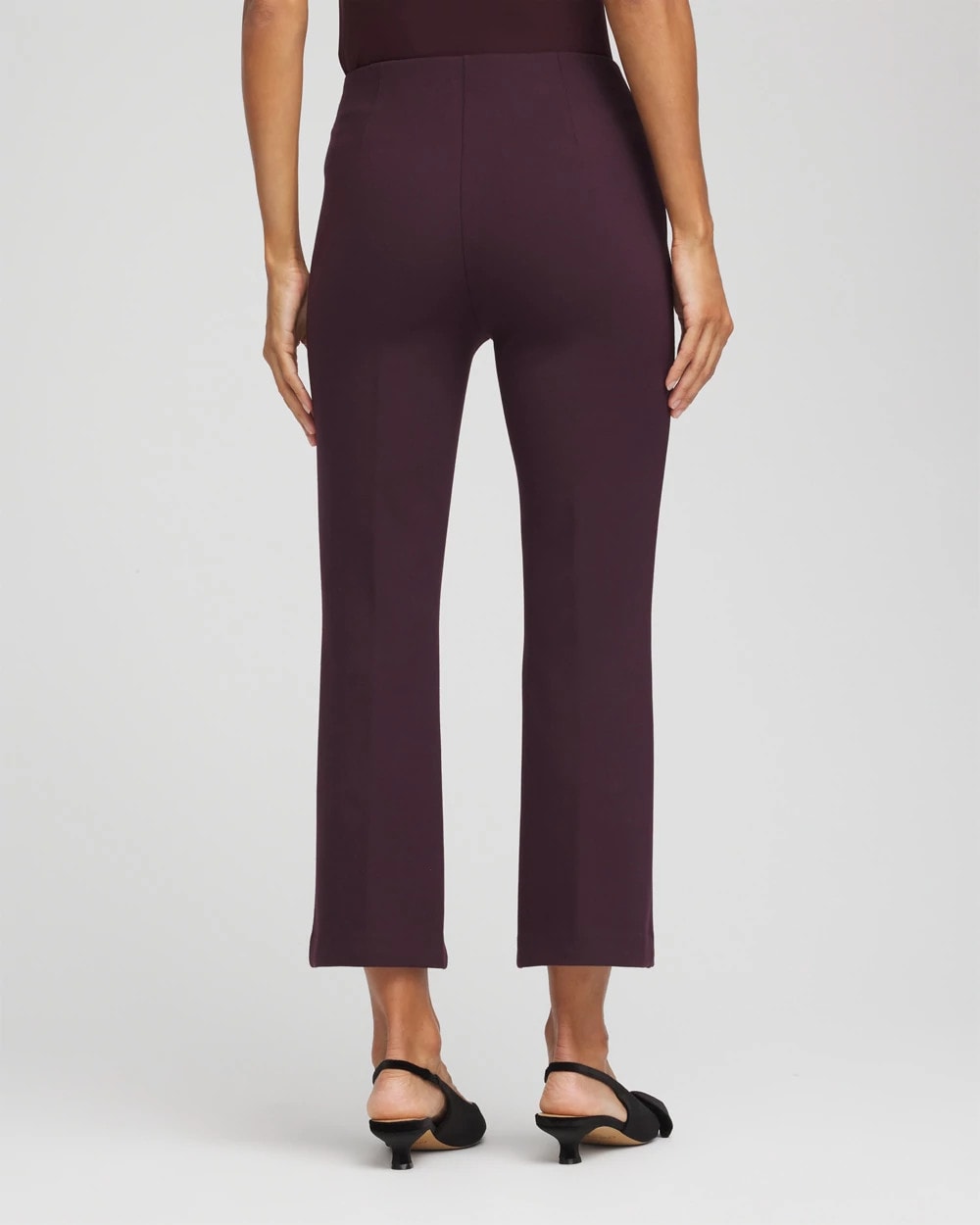 Chico's Value - Juliet Feathered Flared Cropped Pants Night Bloom