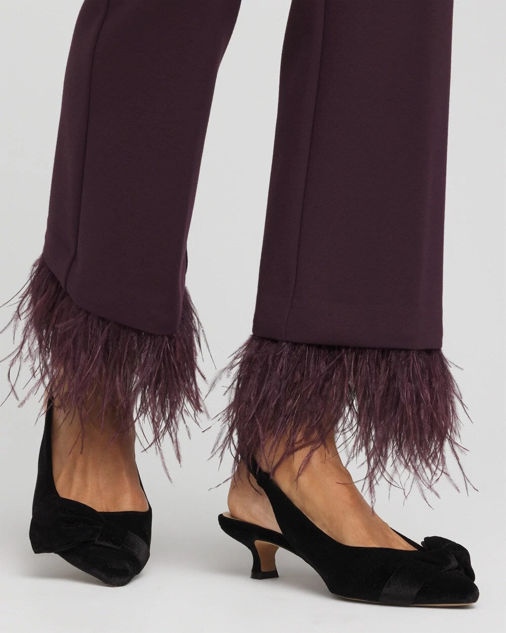 Chico's Value - Juliet Feathered Flared Cropped Pants Night Bloom