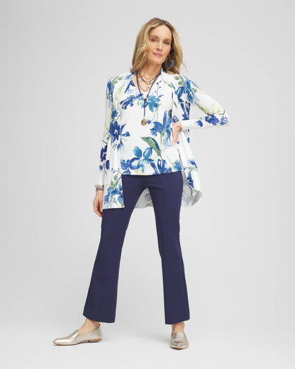 Chico's Best Seller - Lightweight Juliet Kick Flare Pants Passport Blue