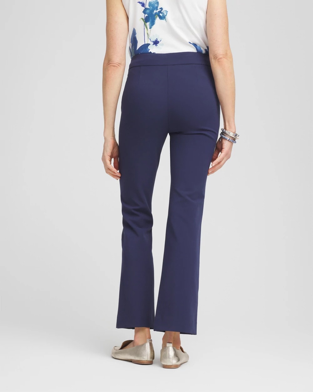 Chico's Best Seller - Lightweight Juliet Kick Flare Pants Passport Blue