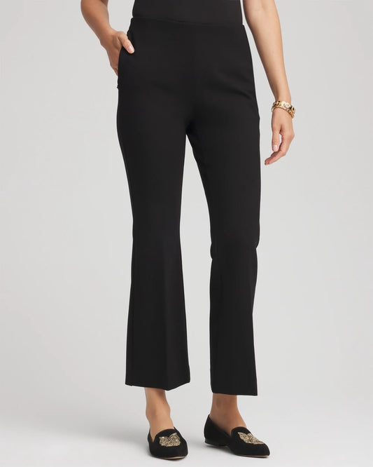 Chico's Classic - Juliet Slim Cropped Flared Pants Black