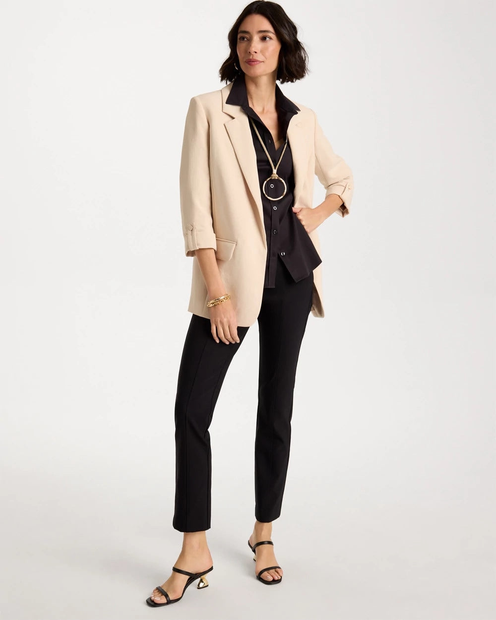 Chico's Trusted - Juliet Bi-Stretch Slim Ankle Pants Black