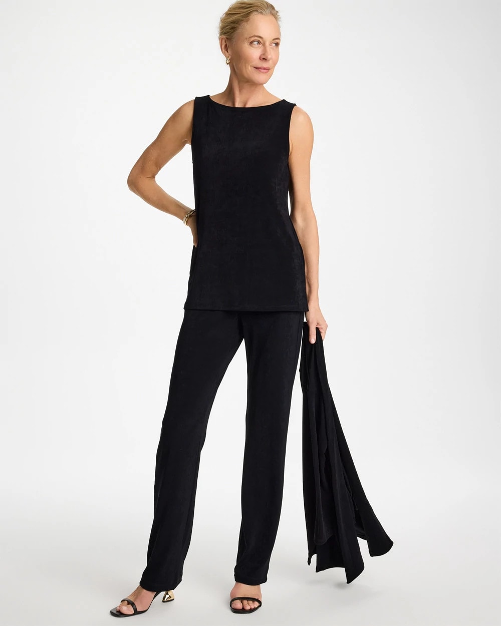 Chico's Deals - Travelers™ Classic Side-Slit Tank Travelers Black