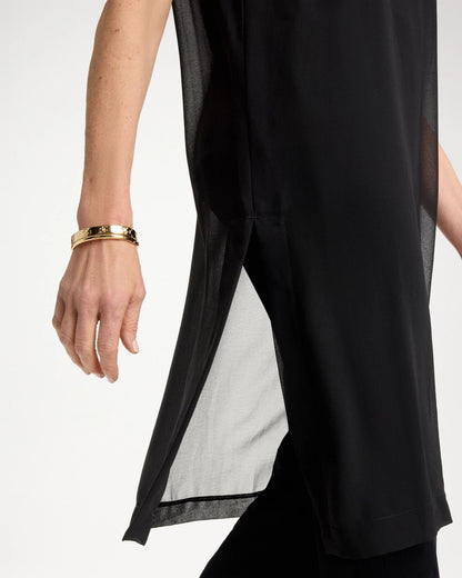 Chico's Best Seller - Travelers™ Layered Chiffon Tunic Travelers Black