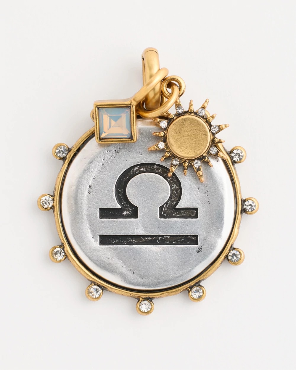 Chico's Top Pick - Libra Zodiac Charm Pendant Mixed Metals
