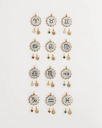 Chico's Top Pick - Libra Zodiac Charm Pendant Mixed Metals