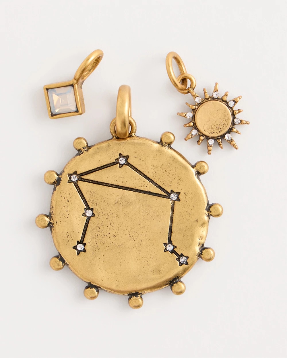 Chico's Top Pick - Libra Zodiac Charm Pendant Mixed Metals