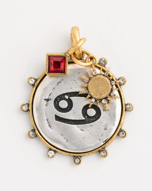 Chico's Sale - Cancer Zodiac Charm Pendant Mixed Metals