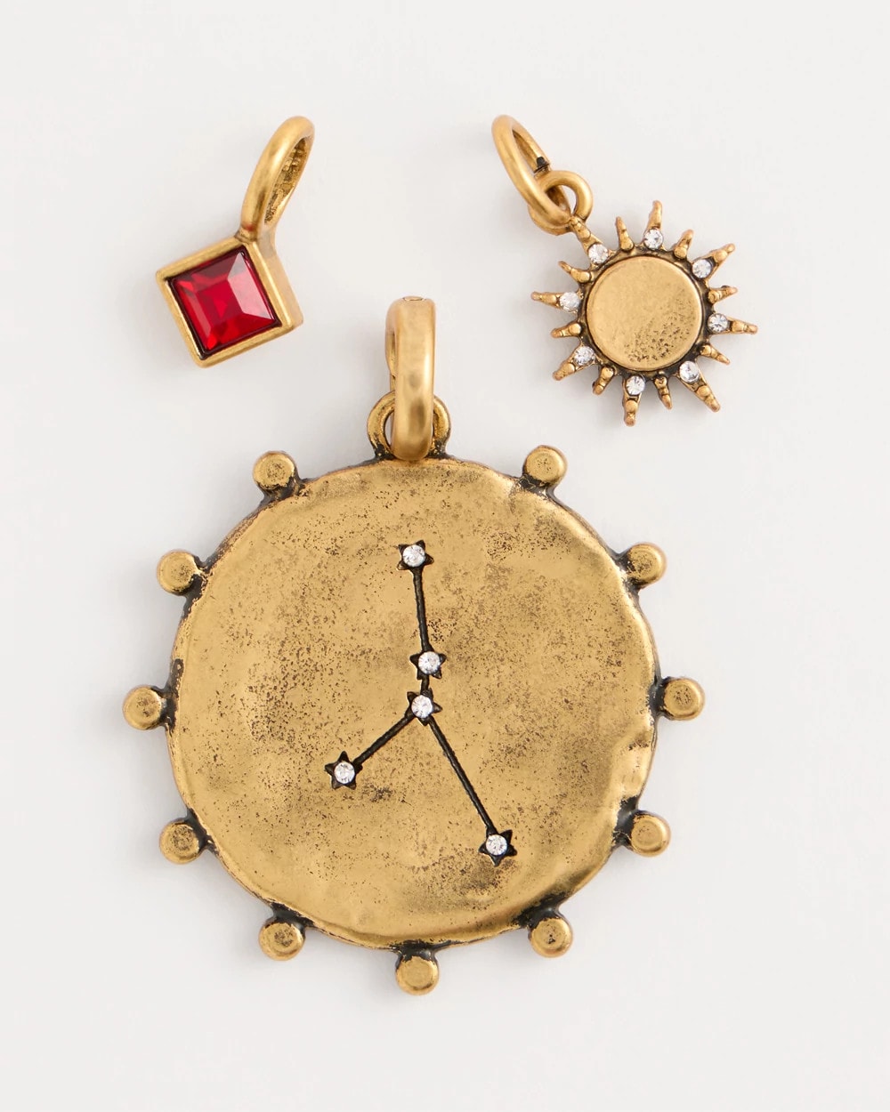 Chico's Sale - Cancer Zodiac Charm Pendant Mixed Metals