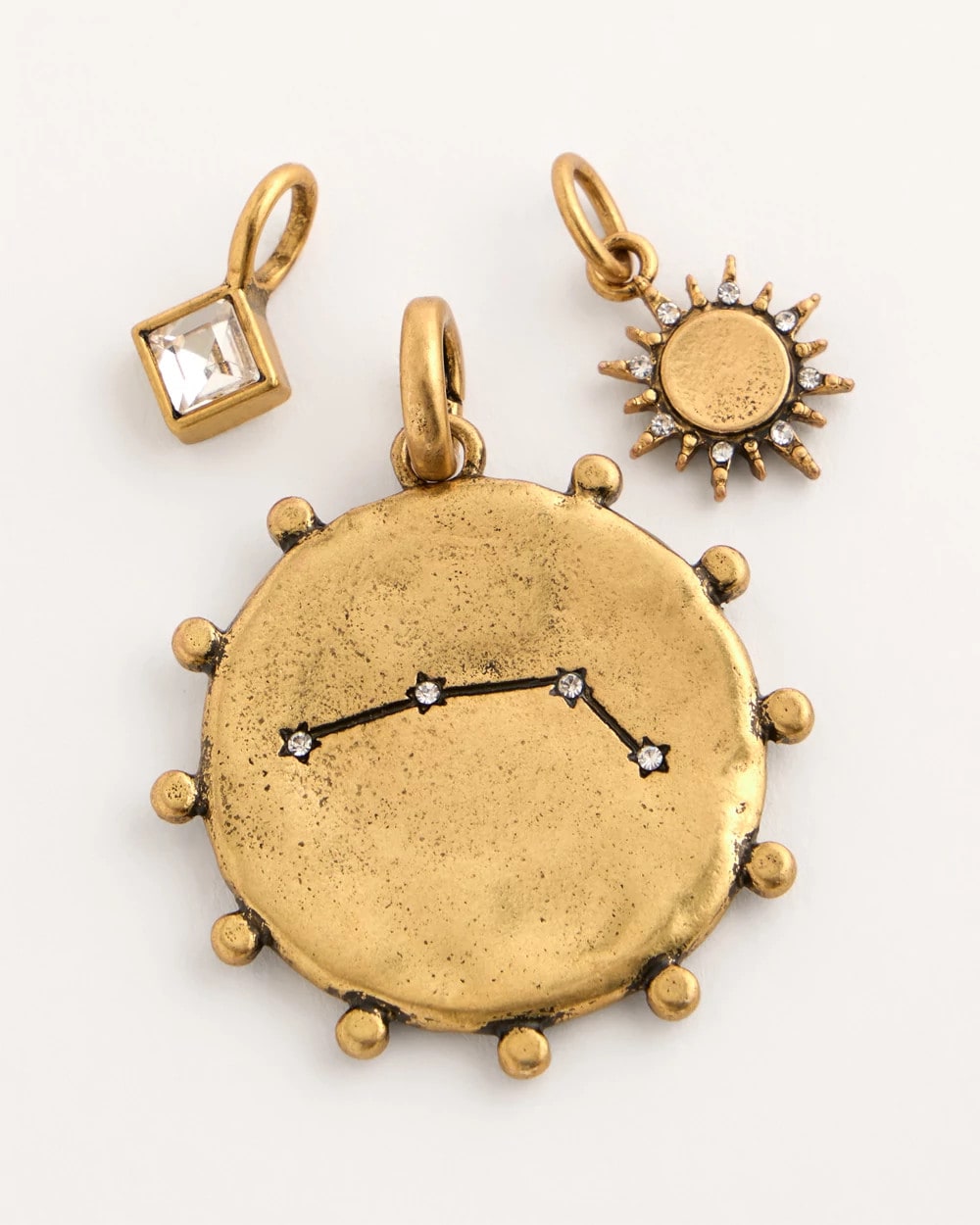 Chico's Everyday - Aries Zodiac Charm Pendant Mixed Metals