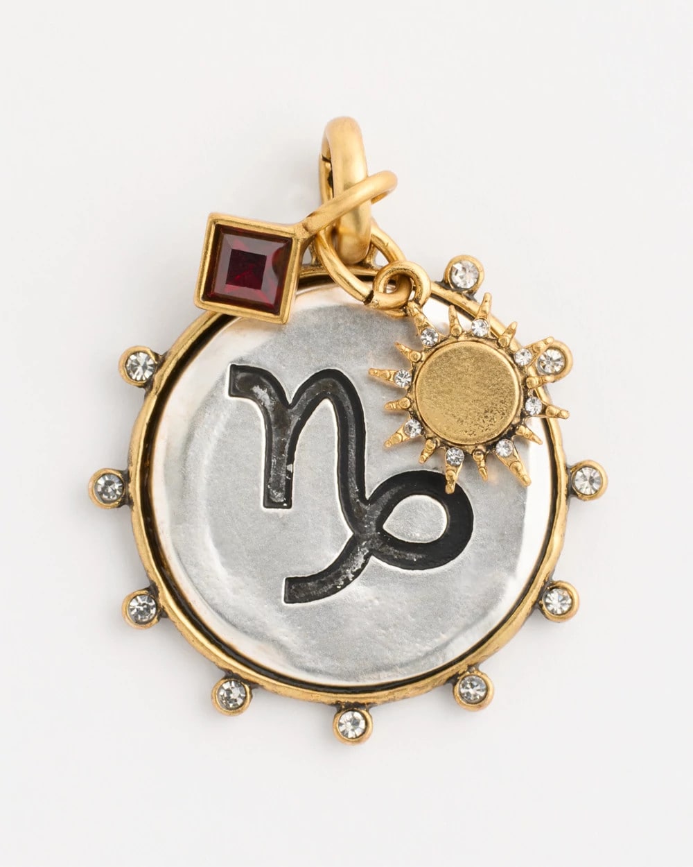 Chico's Top Pick - Capricorn Zodiac Charm Pendant Mixed Metals
