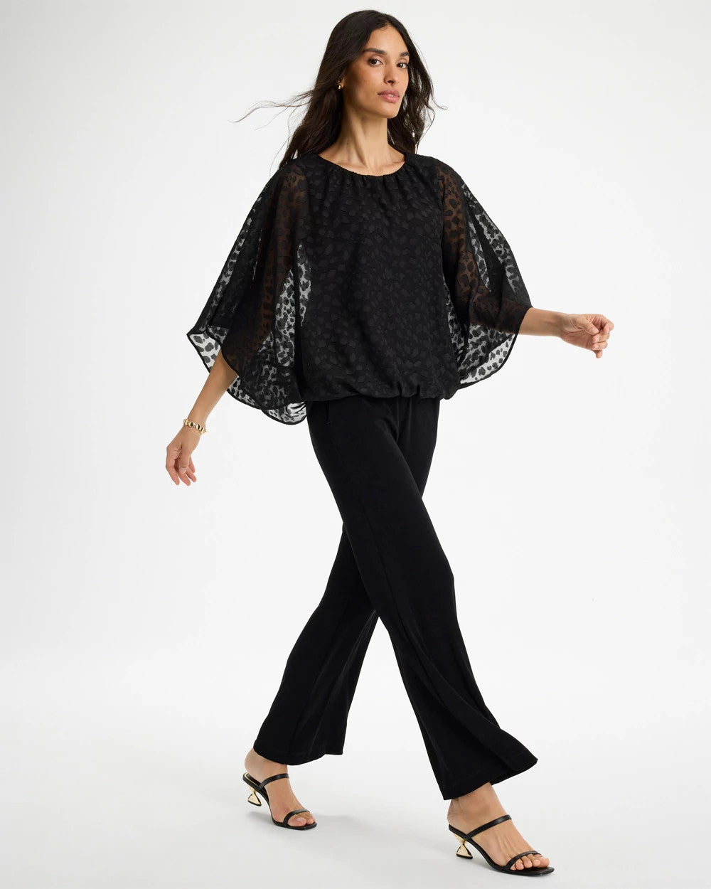 Chico's Featured - Travelers™ Bubble Hem Top Travelers Black