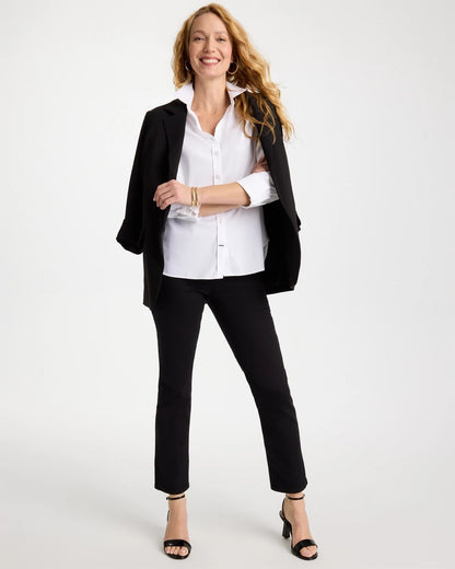 Chico's Sale - Pull-On Straight Jeans Black