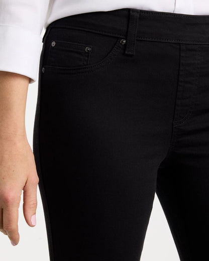 Chico's Sale - Pull-On Straight Jeans Black