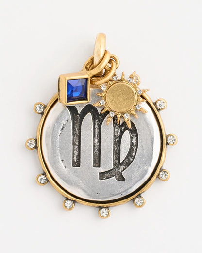 Chico's Premium - Virgo Zodiac Charm Pendant Mixed Metals