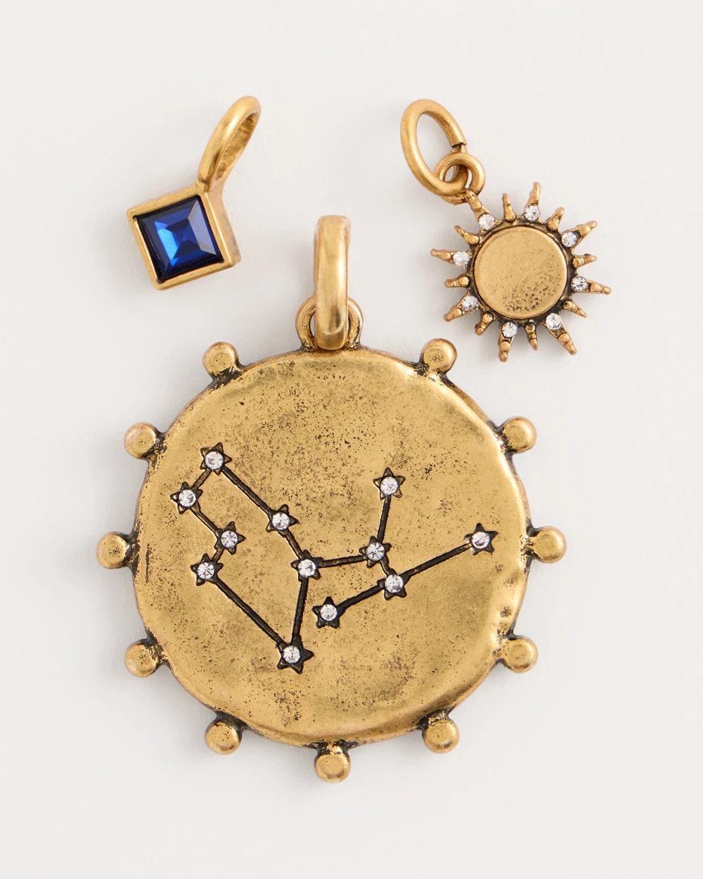 Chico's Premium - Virgo Zodiac Charm Pendant Mixed Metals