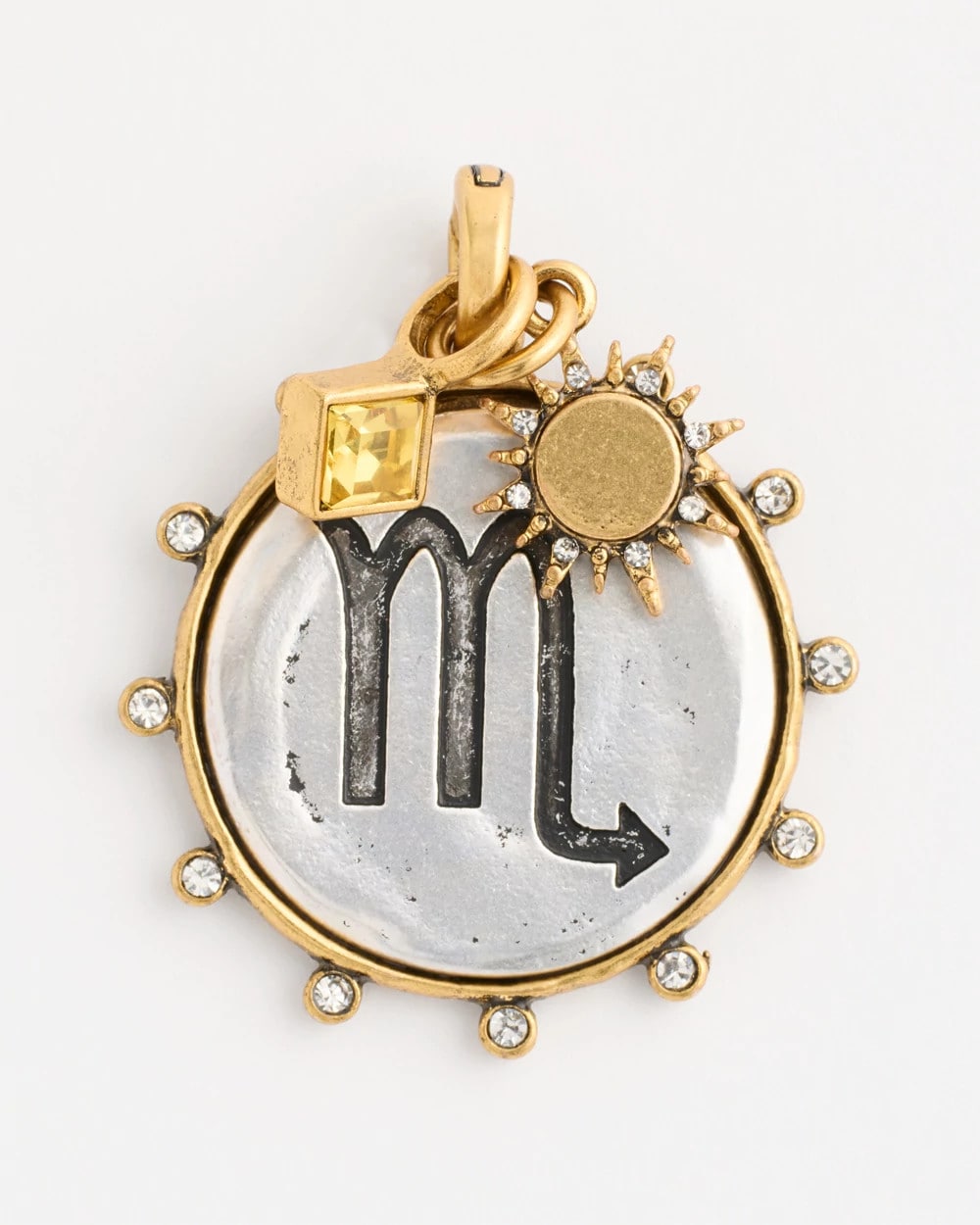 Chico's Customer Favorite - Scorpio Zodiac Charm Pendant Mixed Metals