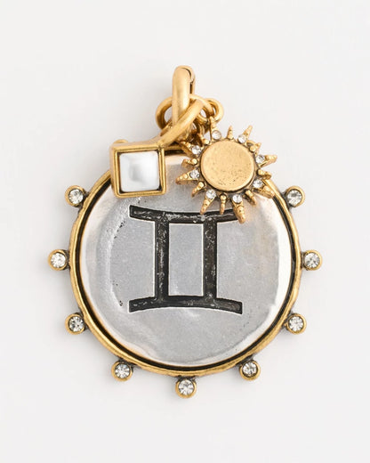 Chico's Value - Gemini Zodiac Charm Pendant Mixed Metals