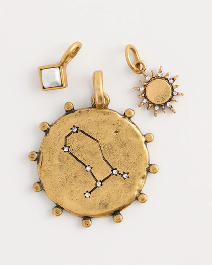 Chico's Value - Gemini Zodiac Charm Pendant Mixed Metals