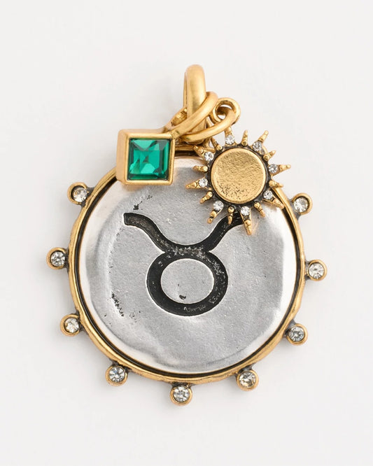 Chico's Trending - Taurus Zodiac Charm Pendant Mixed Metals