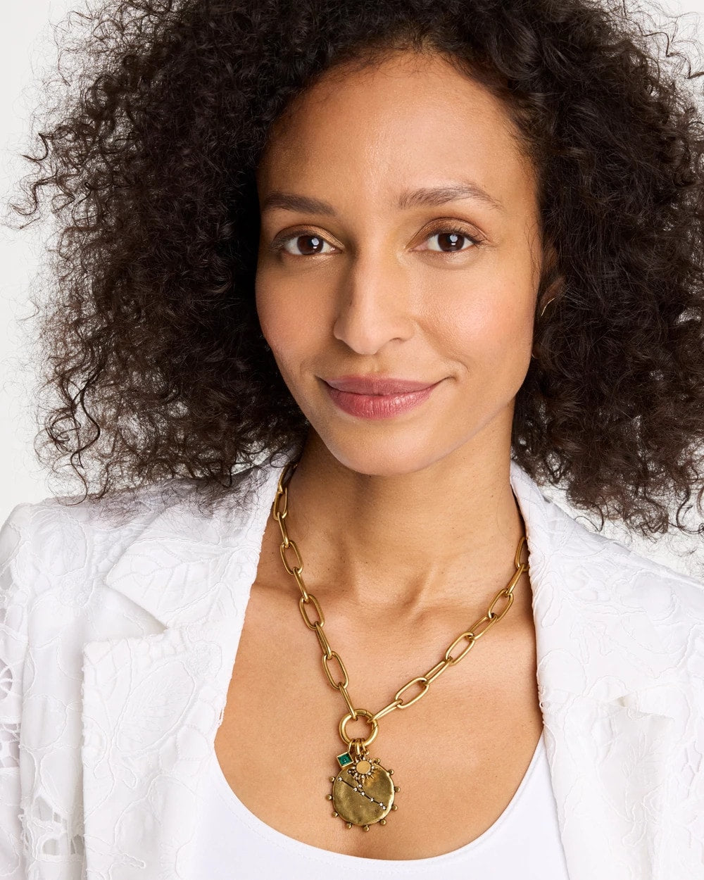 Chico's Trending - Taurus Zodiac Charm Pendant Mixed Metals