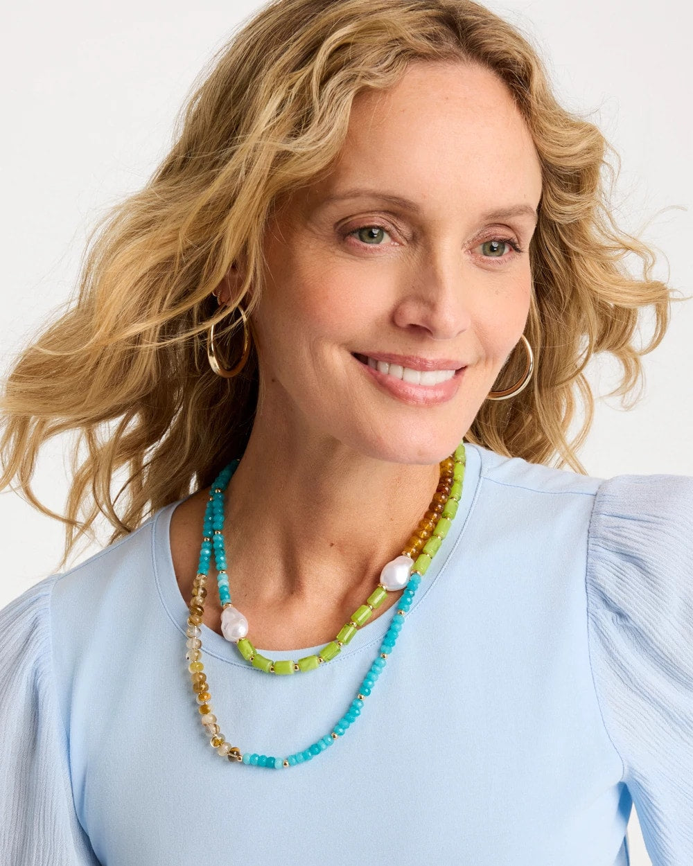 Chico's Sale - Resin Single-Strand Necklace Multi