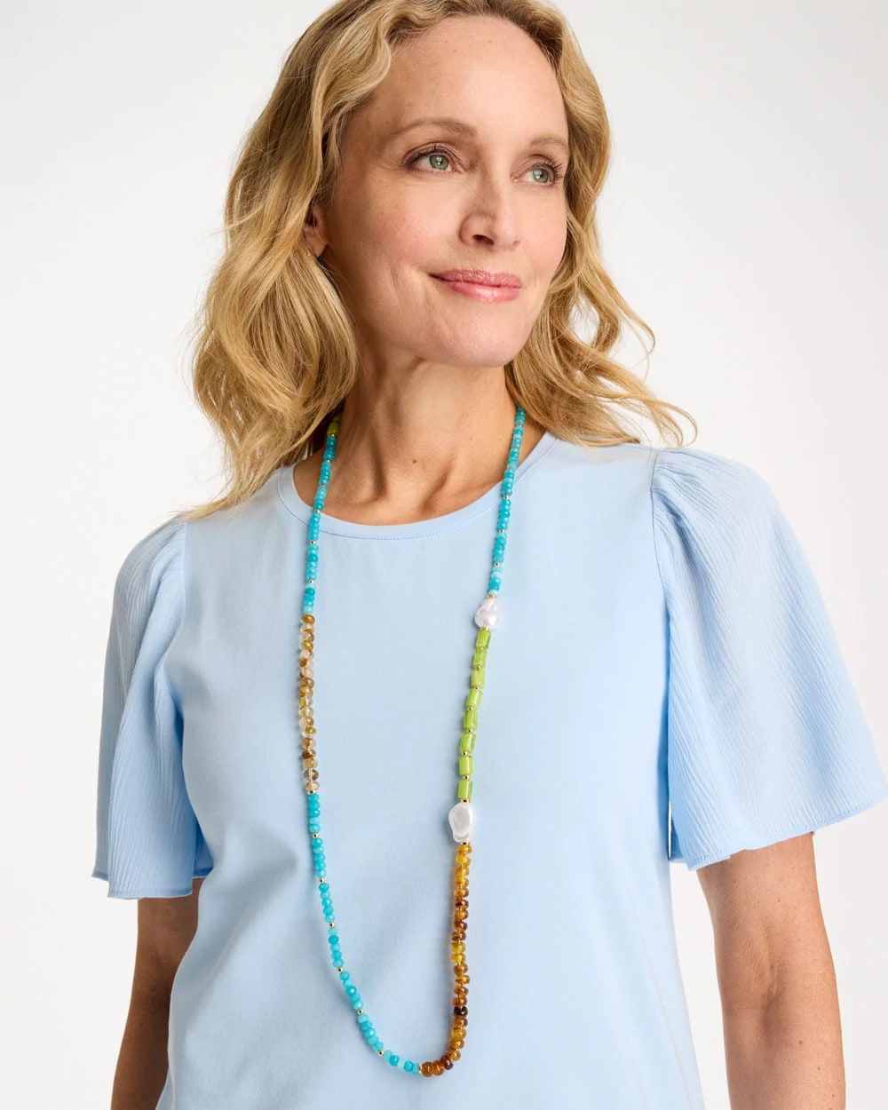 Chico's Sale - Resin Single-Strand Necklace Multi