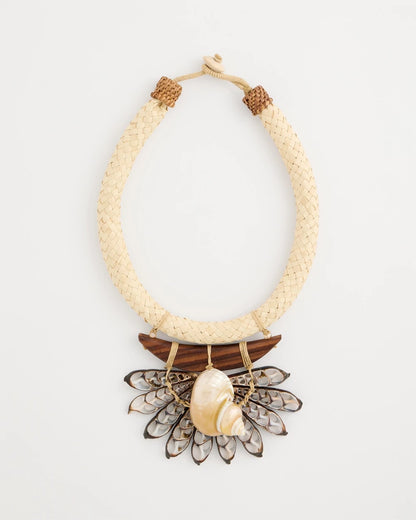 Chico's Trending - Chico's x Romi Marina Pendant Bib Necklace Neutral