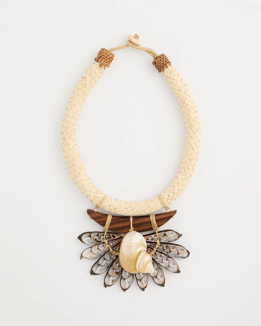 Chico's Trending - Chico's x Romi Marina Pendant Bib Necklace Neutral