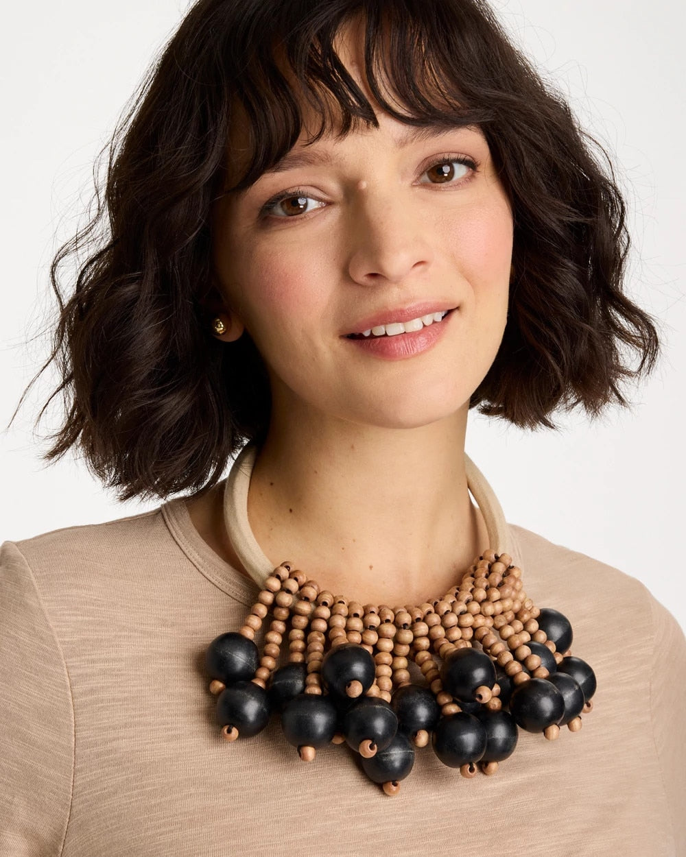 Chico's Top Pick - Chico's x Romi Cameo Necklace Black