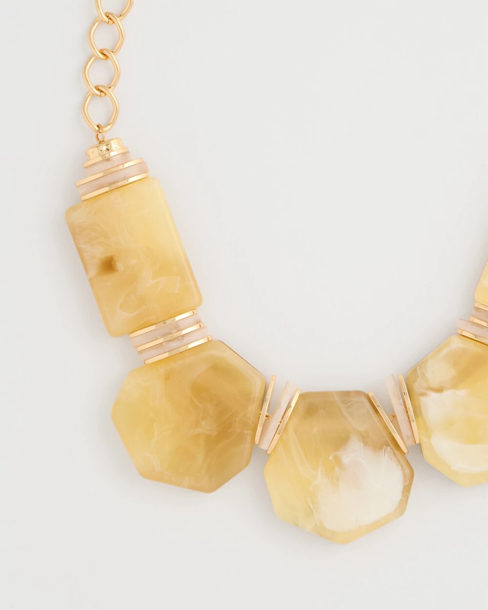 Chico's Premium - Chico's Originals Neutral Stone Bib Necklace Neutral