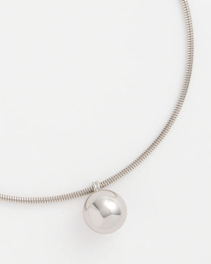 Chico's Deals - Silver Bead Collar Necklace Silver