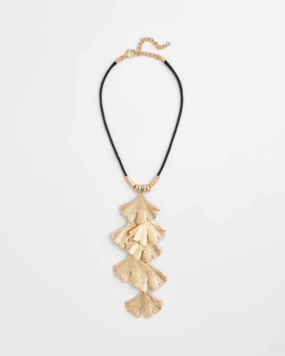 Chico's Popular - Chico's Originals Gold Ginkgo Pendant Necklace Gold