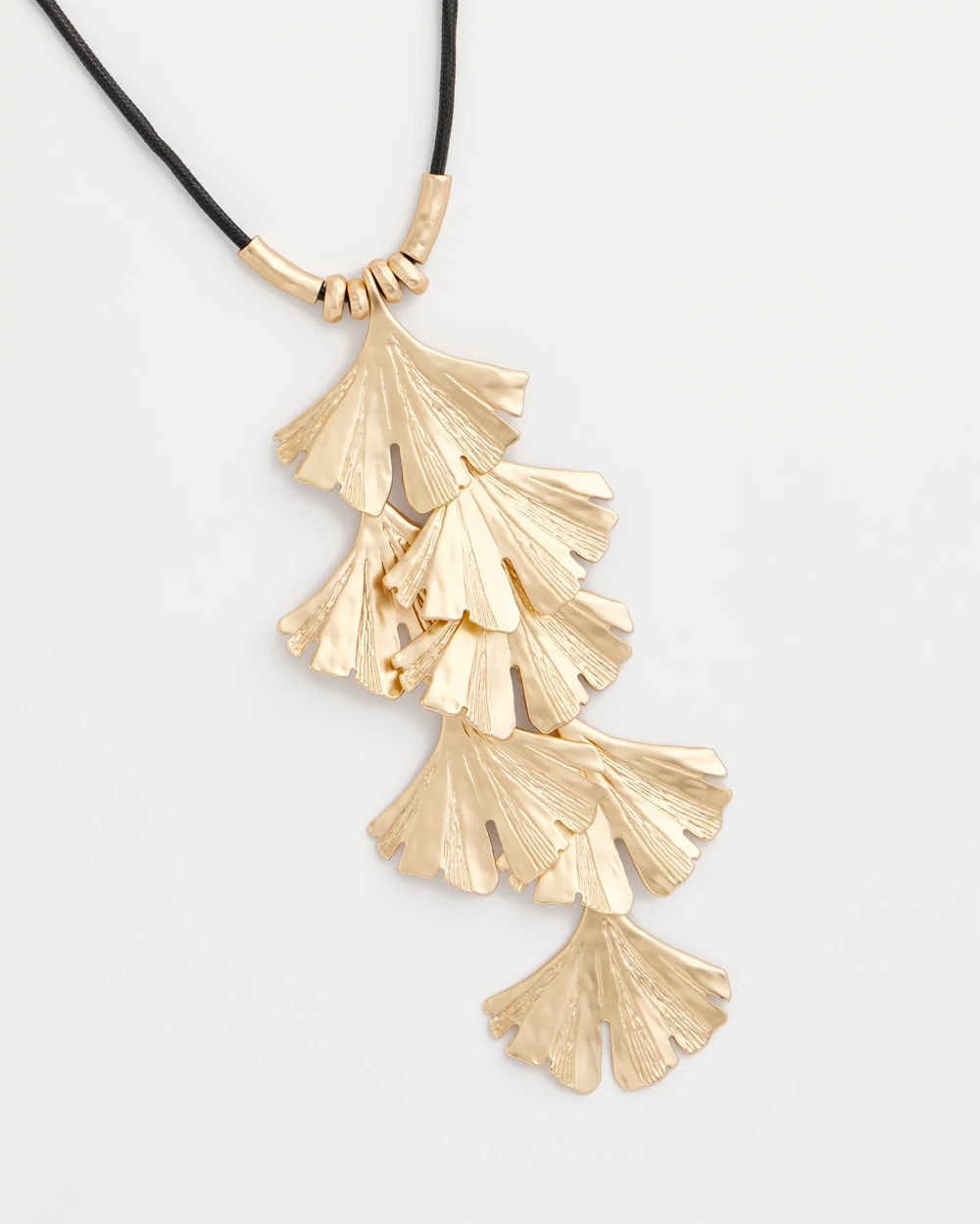 Chico's Popular - Chico's Originals Gold Ginkgo Pendant Necklace Gold