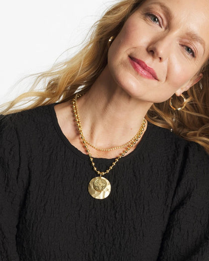 Chico's Customer Favorite - Short Gold Ball Chain Pendant Gold