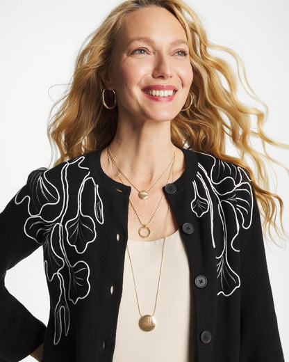 Chico's Value - Gold Triple Pendant Necklace Gold