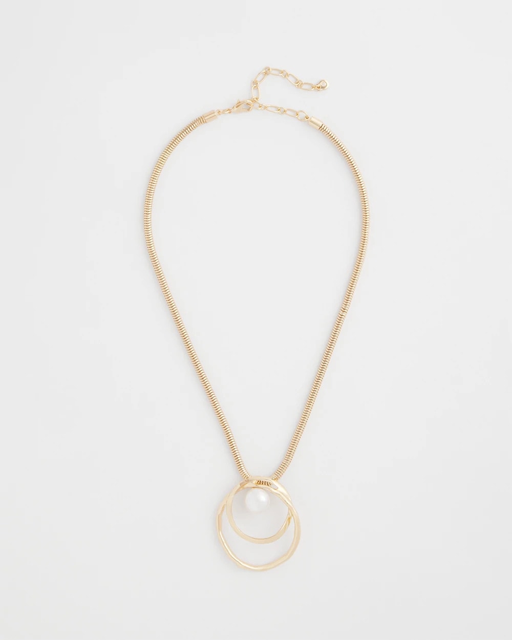 Chico's Trending - Pearl and Gold Pendant Pearl
