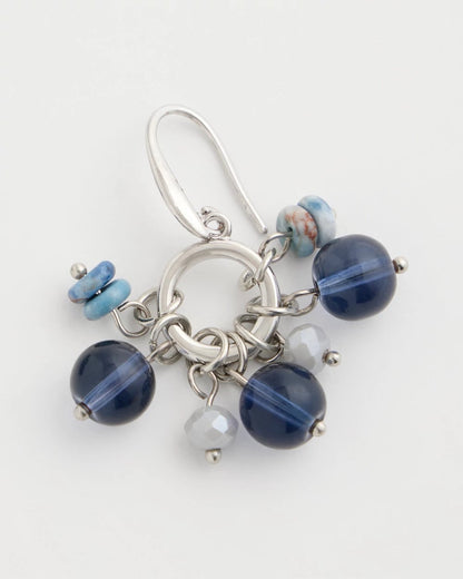 Chico's Discount - Sodalite Siren Cluster Earrings Blue