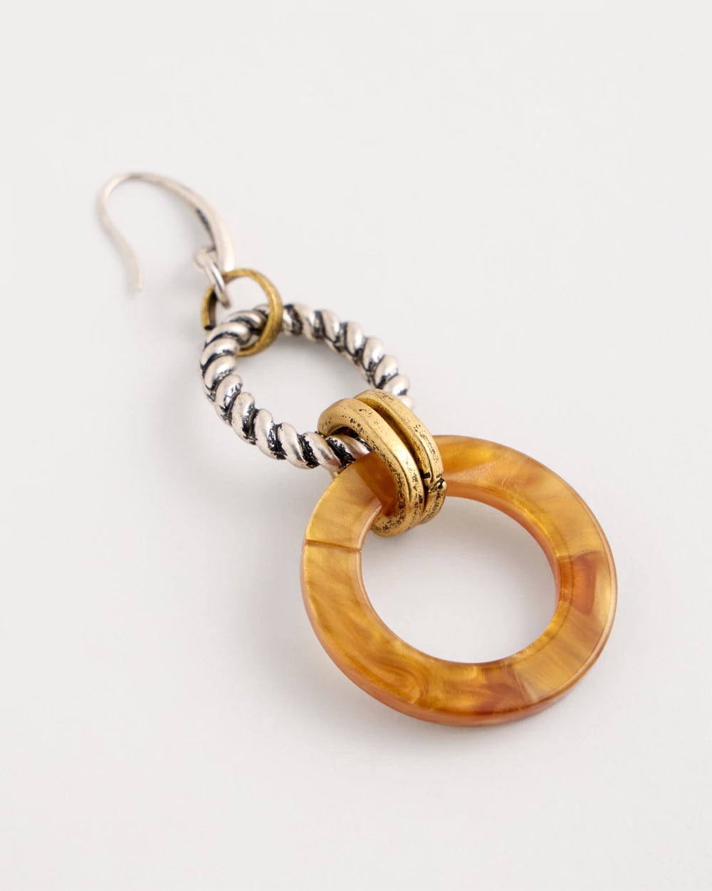 Chico's Popular - Linked Resin Drop Earrings Neutral