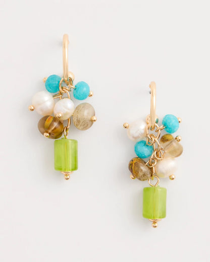 Chico's Popular - Multi-Colored Cluster Earrings Multi