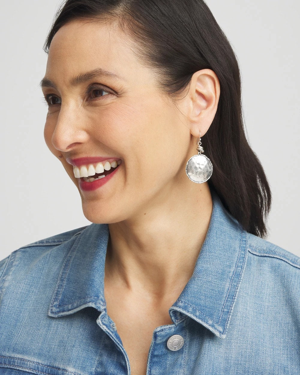 Chico's Recommended - Tayla Drop Silver Earrings Silver