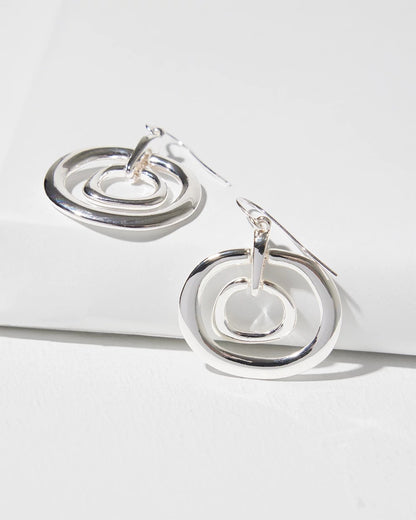 Chico's Best Price - Silver Tone Drop Pendant Earrings Silver