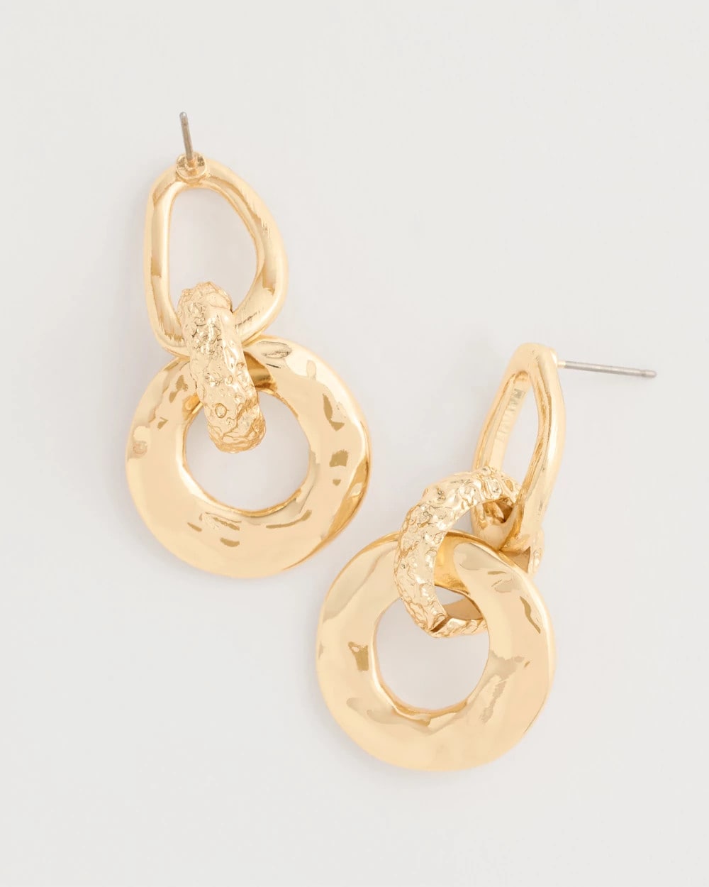 Chico's Recommended - Golden Link Drop Earrings Gold